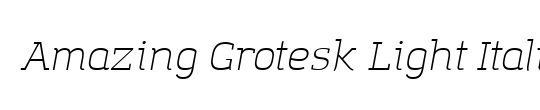 Amazing Grotesk