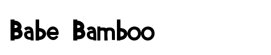 Babe Bamboo
