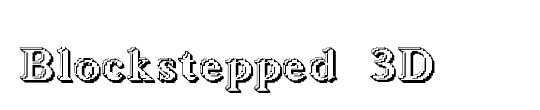 Blockstepped 3D