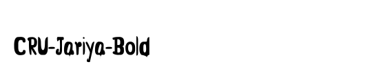 CRU-Jariya-Bold