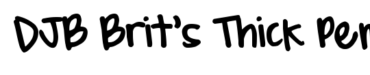 DJB Brit's Thick Pen