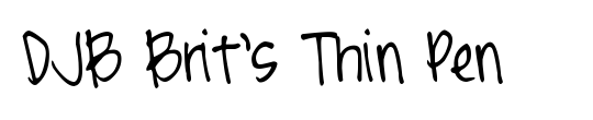 DJB Brit's Thin Pen