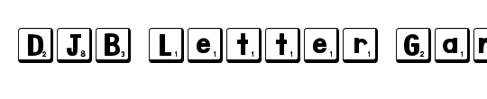 DJB Letter Game Tiles 2