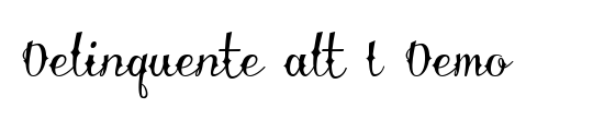Delinquente alt I Demo