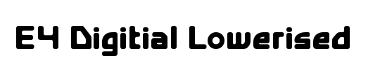 E4 Digitial Lowerised