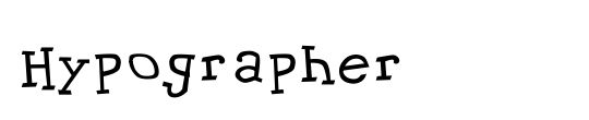 Hypewriter