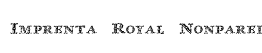 Imprenta Royal Nonpareil Trash