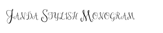 Janda Stylish Monogram