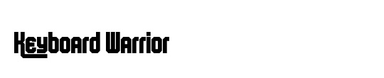 Keyboard Warrior