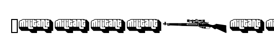 Military dingbats (demo)
