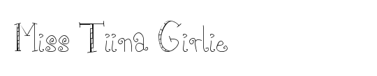 Miss Tiina Girlie