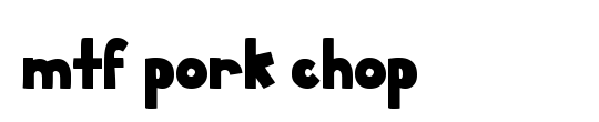 MTF Pork Chop