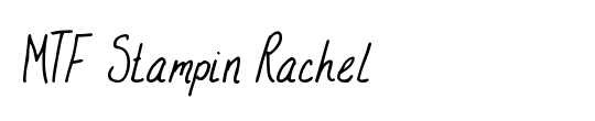 MTF Stampin Rachel