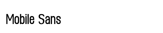 Mobile Sans