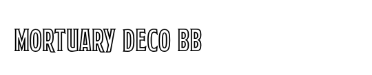 Mortuary Deco BB