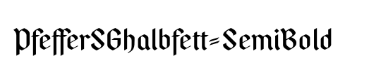 Pfeffer SG halbfett