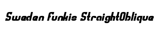 Sweden Funkis StraightOblique