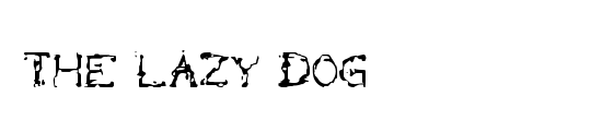 the lazy dog