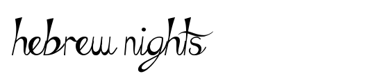 Hebrew Nights