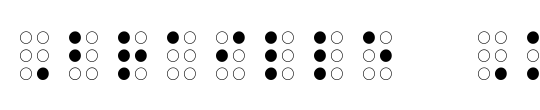 Braille Outline