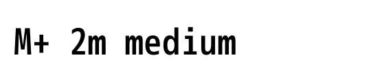 M+ 2m medium