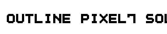 Outline Pixel7 Solid