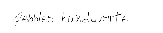 Pebbles