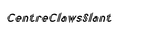 CentreClawsSlant