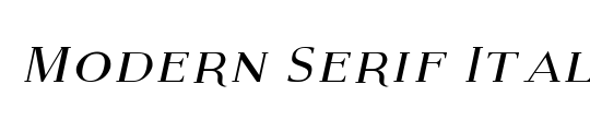 Modern Serif