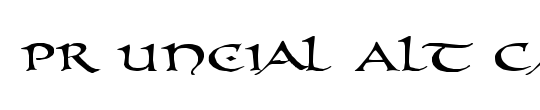 PR Uncial Alt Caps Extended