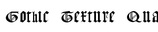 Gothic Texture Quadrata
