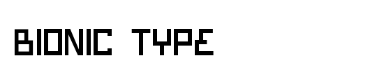 Bionic Type