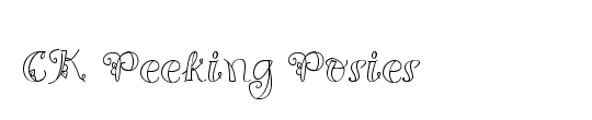CK Peeking Posies