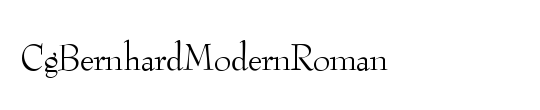 CgBernhardModernRoman