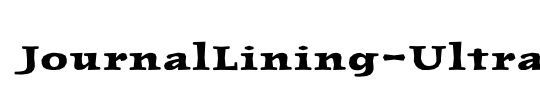 JournalLining-UltraBold