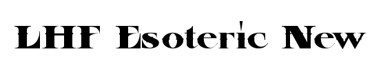 LHF Esoteric New WESTERN