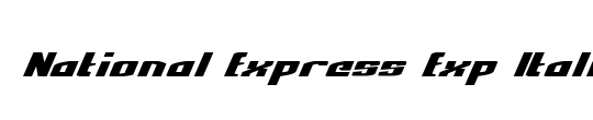 National Express Exp Italic