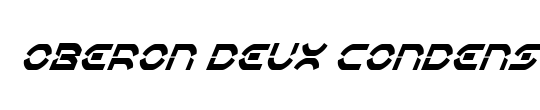 Oberon Deux Condensed Italic