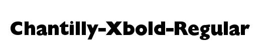 Chantilly-Xbold