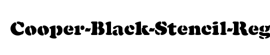 Cooper-Black-Stencil