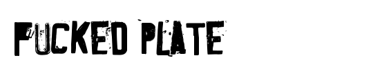 Fucked Plate