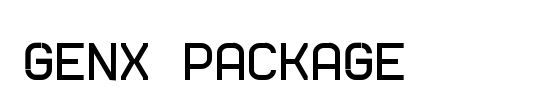 Genx Package