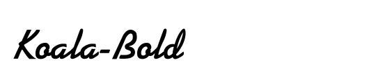 Koala-Bold