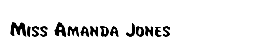 Miss Amanda Jones