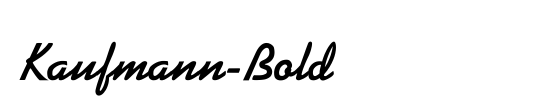 Kaufmann-Bold