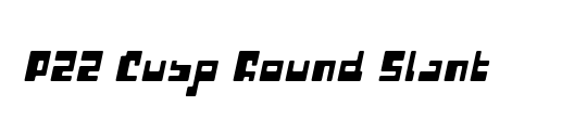P22 Cusp Round Slant