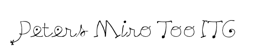 Peters Miro Too ITC