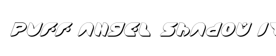 Puff Angel Shadow Italic