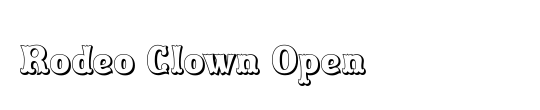 Rodeo Clown Open