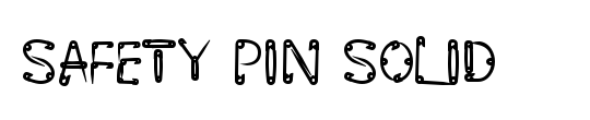 Safety Pin Solid
